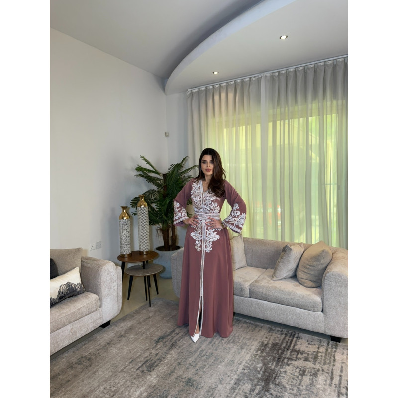 مغربي لون  نود تطريز مع شك